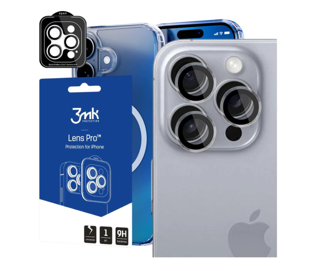 3MK Lens Protection Pro do iPhone 16 Pro/16 Pro Max Transparent 5903108588621 - 1277807 - zdjęcie